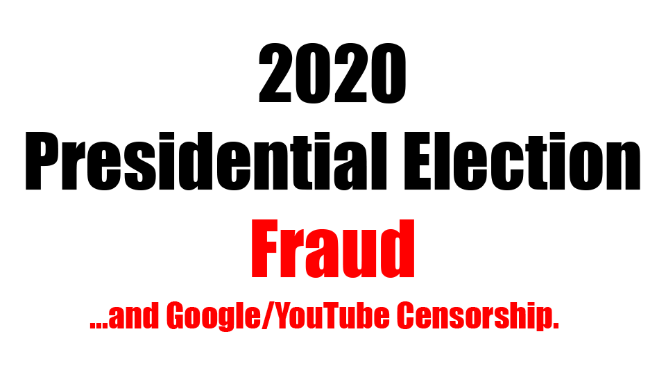 Video Thumbnail: 2020 Presidential Election Fraud | Drawk Kwast