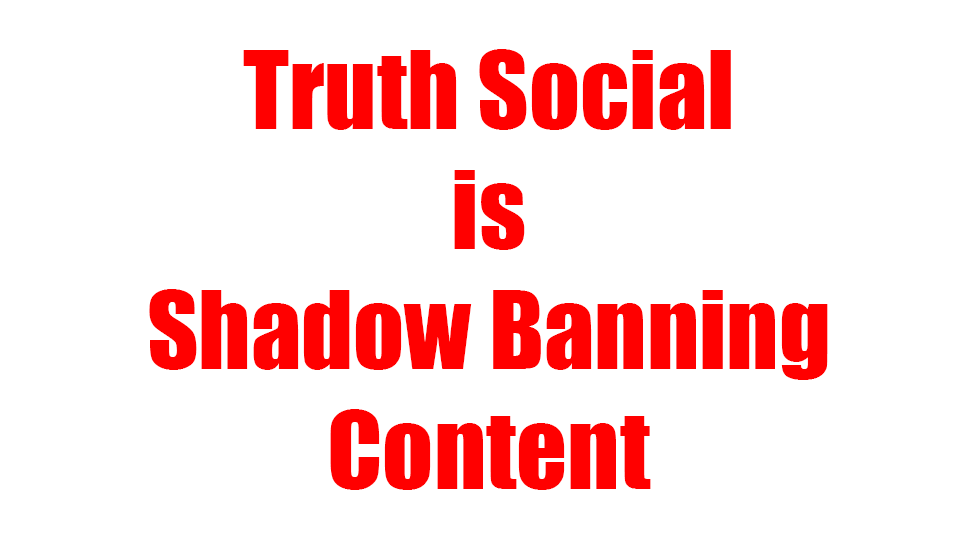 Video Thumbnail: Truth Social is Shadow Banning Content | Drawk Kwast
